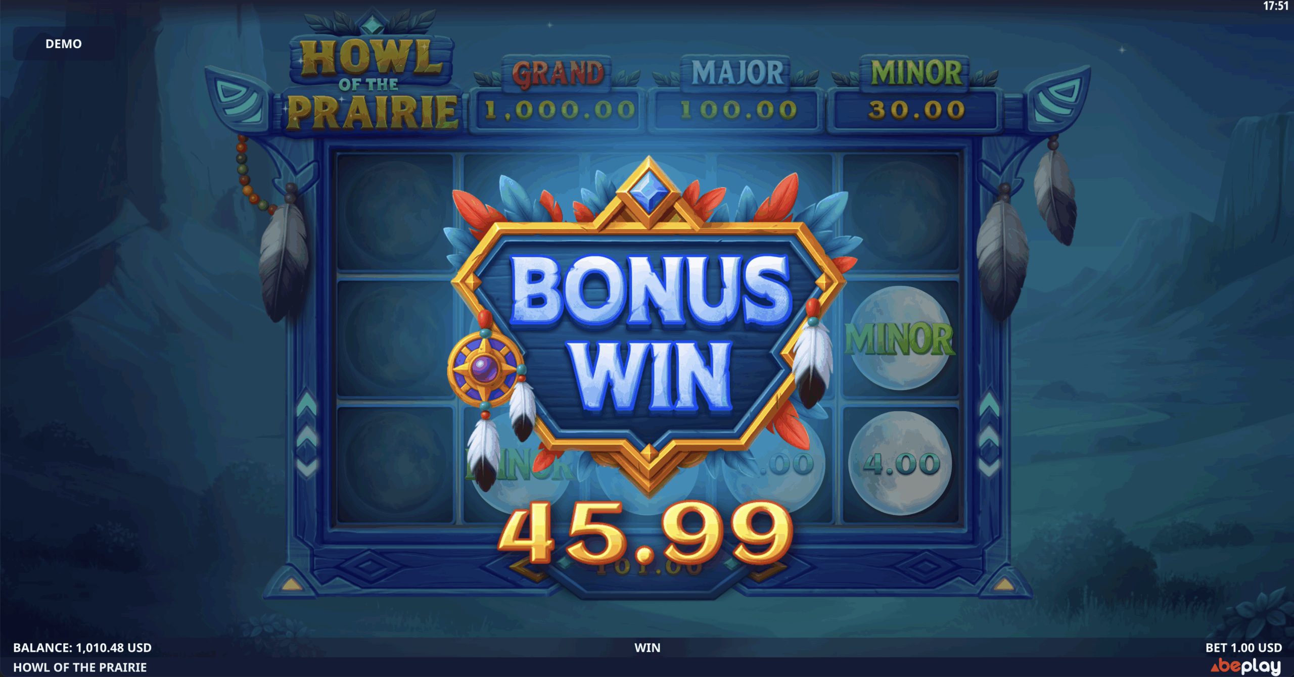 bonus win